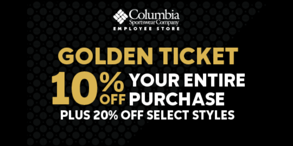 Member Benefit: Shop the Columbia Sportswear Employee Store